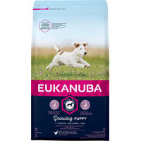 Produktbild von Eukanuba Growing Puppy Small Breed Welpenfutter Huhn für kleine Hunde 3 kg