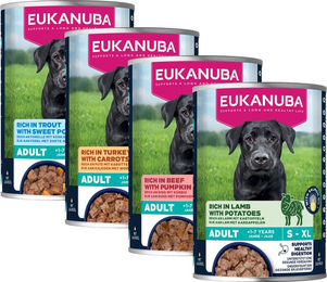 Eukanuba Hund Nassfutter Adult Rindfleisch Pasté 6 x 400 g – Bild 1 von 3