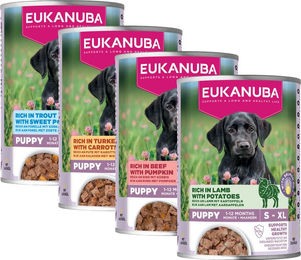 Eukanuba Hund Welpen Nassfutter Forelle 6 x 400 g – Bild 1 von 4