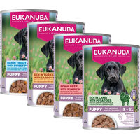 Produktbild von Eukanuba Hund Welpen Nassfutter Forelle 6 x 400 g