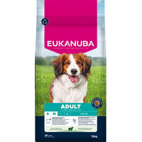 Produktbild von Eukanuba Hundefutter Adult Sensitive Lamm und Huhn ohne Farb- und Aromastoffe 12 kg