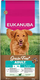 Eukanuba Hundefutter Getreidefrei mit Lamm für große Rassen Adult 12 kg – Bild 1 von 3