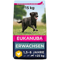 Produktbild von Eukanuba Hundefutter Huhn für große Rassen Adult ohne Farb- und Aromastoffe 15 kg - 15 kg