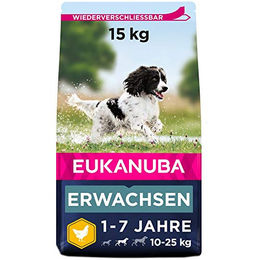 Eukanuba Hundefutter Huhn für mittelgroße erwachsene Hunde ohne Farb- und Aromastoffe 15 kg - 15 kg – Bild 1 von 9