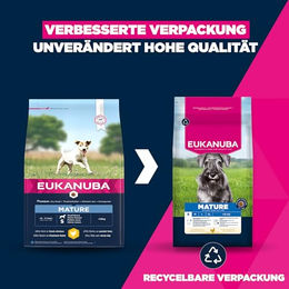 Eukanuba Hundefutter Huhn Trockenfutter für kleine Rassen Senior ohne Farb- und Aromastoffe 3 kg - 3 kg – Bild 1 von 6
