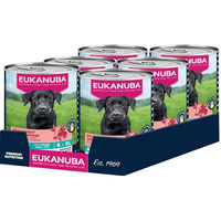 Produktbild von Eukanuba Hundefutter Nass Adult Rind & Huhn Getreidefrei Pastete 6 x 400 g