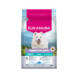 Produktbild von Eukanuba Hundefutter Sensitive Skin für erwachsene Hunde 2 x 12 kg