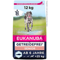 Produktbild von Eukanuba Hundefutter Trockenfutter für Senior Hunde großer Rassen getreidefrei mit Lachs 12 kg - 12 kg