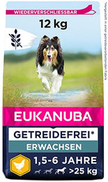 Eukanuba Hundefutter Trockenfutter Huhn Getreidefrei Glutenfrei für große Rassen Adult 12 kg - 12 kg – Bild 1 von 9