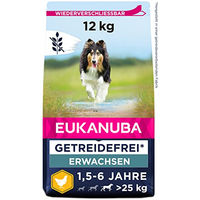 Produktbild von Eukanuba Hundefutter Trockenfutter Huhn Getreidefrei Glutenfrei für große Rassen Adult 12 kg - 12 kg