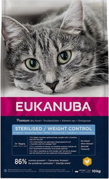 Eukanuba Katze Sterilisiert Gewichtskontrolle Adult Huhn und Fisch 10 kg - 10 kg – Bild 1 von 13