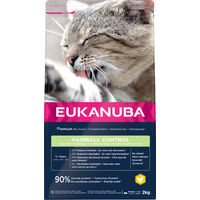 Produktbild von Eukanuba Katzenfutter Hairball Control Adult Huhn Getreidefrei 3 x 2 kg - 3 x 2 kg