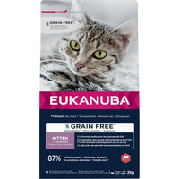 Produktbild von Eukanuba Kitten Getreidefrei Lachs Huhn Pute Trockenfutter 3 x 2 kg - 3 x 2 kg