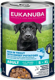 Eukanuba Life Care Hund Nassfutter Pastete Forelle und Huhn Adult Getreidefrei 6 x 400 g – Bild 1 von 2