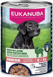 Eukanuba Life Care Senior Hund Nassfutter Paté Lamm und Huhn Getreidefrei 6 x 400 g – Bild 1 von 5
