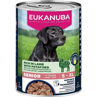 Produktbild von Eukanuba Life Care Senior Hund Nassfutter Paté Lamm und Huhn Getreidefrei 6 x 400 g