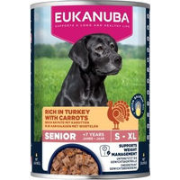 Produktbild von Eukanuba Nassfutter Hund Senior Pute Paté 6x400 g