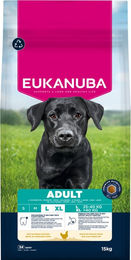 Produktbild von Eukanuba Premium Nutrition Adult Large & Giant Breed Hundefutter Huhn 2 x 15 kg