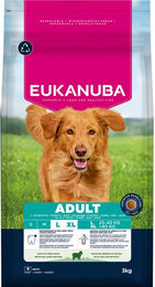 Produktbild von Eukanuba Premium Nutrition Adult Large & Giant Breed Hundefutter Lamm & Reis 2 x 3 kg