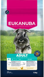 Produktbild von Eukanuba Premium Nutrition Adult Small Breed Hundefutter Huhn 2 x 7,5 kg