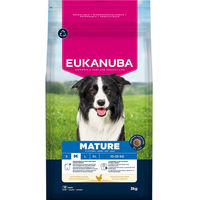 Produktbild von Eukanuba Premium Nutrition Hundefutter für Senior Mittlere Rassen Huhn 2 x 3 kg
