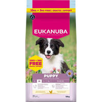 Produktbild von Eukanuba Premium Nutrition Hundefutter Huhn Puppy Medium Breed 18 kg
