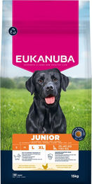 Produktbild von Eukanuba Premium Nutrition Junior Large & Giant Breed Hundetrockenfutter Huhn 2 x 15 kg