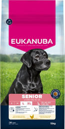 Produktbild von Eukanuba Premium Nutrition Senior Large & Giant Breed Hundefutter Huhn Trockenfutter 2 x 15 kg
