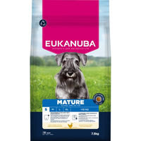 Produktbild von Eukanuba Premium Nutrition Trockenfutter Huhn für kleine Rassen Senior 2 x 7,5 kg