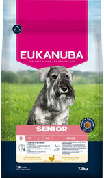 Produktbild von Eukanuba Premium Nutrition Trockenfutter Senior Kleine Rassen Huhn 2 x 7,5 kg