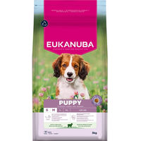 Produktbild von Eukanuba Puppy Small & Medium Breed Welpenfutter Lamm 2 x 3 kg
