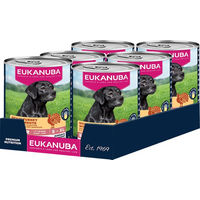 Produktbild von Eukanuba Senior Hundefutter Pute und Lachs getreidefrei sensitive 12 x 400 g