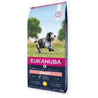 Produktbild von Eukanuba Senior Trockenfutter mit Huhn für mittlere Hunderassen 15 kg - 15 kg