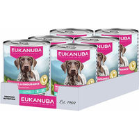 Produktbild von Eukanuba Special Care Adult Working & Endurance Hundepaté Huhn weizenfrei 12 x 400 g
