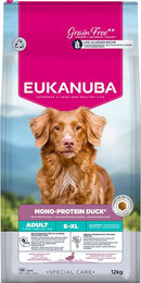 Produktbild von Eukanuba Special Care Mono-Protein Adult Hundefutter mit Ente glutenfrei und sensitive 12 kg