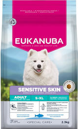 Produktbild von Eukanuba Special Care Sensitive Skin Adult Hundefutter mit Fisch Hypoallergen und Monoprotein 2,3 kg