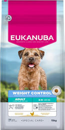 Produktbild von Eukanuba Special Care Weight Control Hundefutter Adult Klein/Mittel Huhn 15 kg
