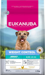 Eukanuba Special Care Weight Control Trockenfutter für kleine und mittlere Hunde Adult Huhn 2,3 kg – Bild 1 von 1