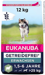 Eukanuba Trockenfutter für große Hunde Adult Lamm Getreidefrei und Glutenfrei 12 kg - 12 kg – Bild 1 von 9