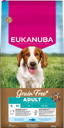 Eukanuba Trockenfutter für kleine Hunde Adult mit Fisch getreidefrei und hypoallergen 12 kg – Bild 1 von 2