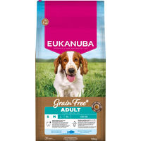 Produktbild von Eukanuba Trockenfutter für kleine Hunde Adult mit Fisch getreidefrei und hypoallergen 12 kg