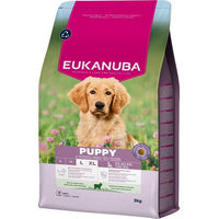 Produktbild von Eukanuba Trockenfutter für Welpen großer Rassen Lamm ohne Farb- und Aromastoffe 3 kg