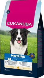 Eukanuba Trockenfutter Huhn für Senior Hunde mittelgroßer Rassen 15 kg – Bild 1 von 13