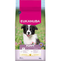 Produktbild von Eukanuba Trockenfutter Huhn für Welpen mittelgroßer Rassen ohne Farb- und Aromastoffe 15 kg