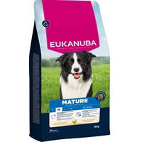 Produktbild von Eukanuba Trockenfutter Hund Senior Huhn Mittelgroß ohne Farb- und Aromastoffe 2x15 kg