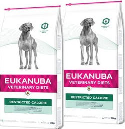EUKANUBA Veterinary Diet Restricted Calories Trockenfutter für Hunde Adult zur Gewichtskontrolle 2x12 kg - 2 x 12 kg – Bild 1 von 2