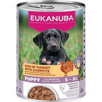 Produktbild von Eukanuba Welpen Nassfutter Pute und Truthahn Patete 6 x 400 g