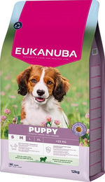 Eukanuba Welpenfutter Lamm und Huhn für kleine Rassen Sensitive Trockenfutter 12 kg – Bild 1 von 13