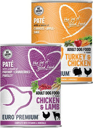Euro Premium Adult Paté Huhn und Lamm für Hunde 6 x 400 g – Bild 1 von 2