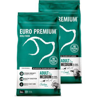 Produktbild von Euro Premium Medium Adult Hundefutter Huhn und Reis